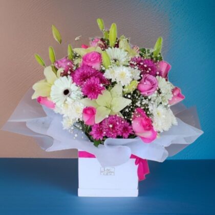 Tunisia Gifts| Coffret Fushia Tunisia Flowers GIFTILI