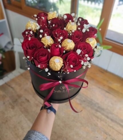 Chocolat Tunis| Bouquet Avec Ferrero Tunisia Flowers chocolates GIFTILI 2