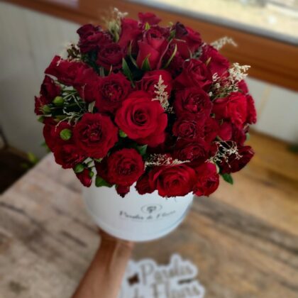 Best Flower Shop Tunisia| Flower Box Saber Red Tunisia Flowers GIFTILI