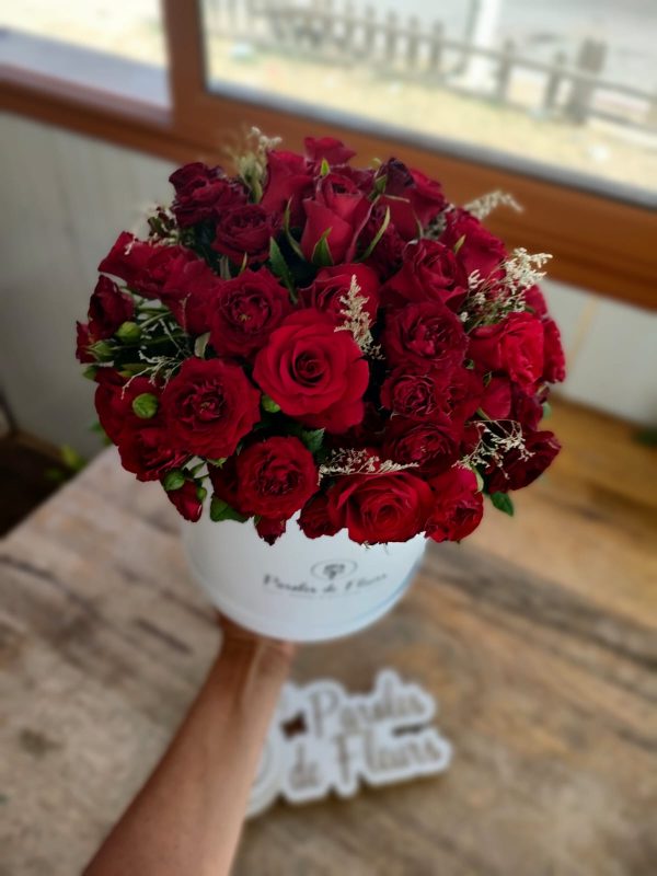 Best Flower Shop Tunisia| Flower Box Saber Red Tunisia Flowers GIFTILI